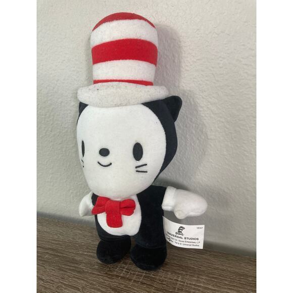 Universal Studios Dr. Seuss Cat in The Hat & Thing 1 Plush‎ Dolls - Picture 7 of 12